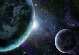 Planeta Azul visto do espaço